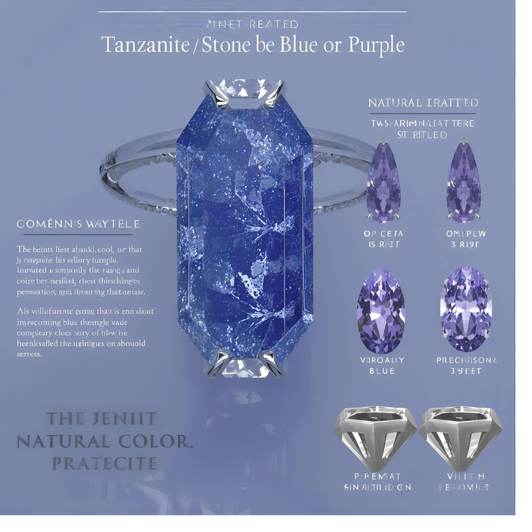 Should Tanzanite Stone Be Blue Or Purple
